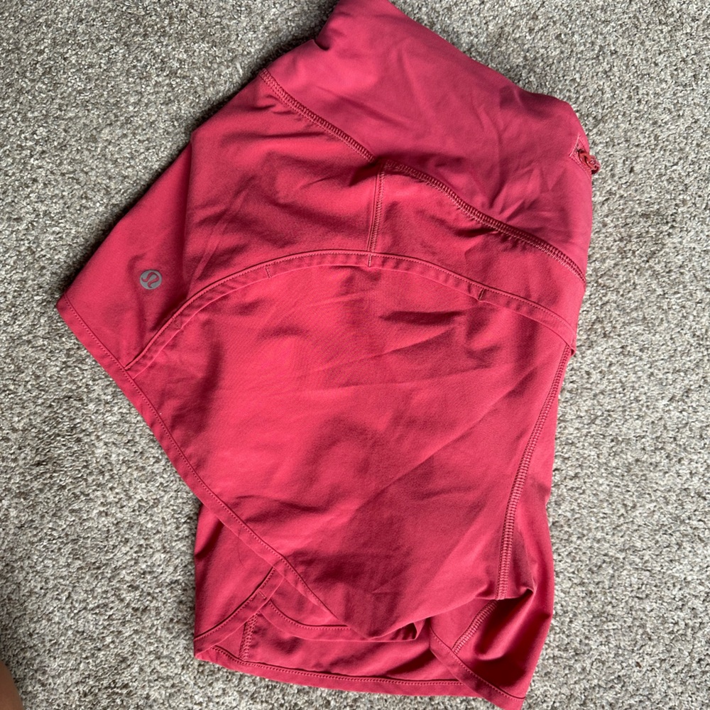 SOLD Lululemon Speed Up Shorts - 8 Tall Lined Pink Red